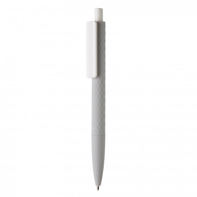 X3-Stift mit Smooth-Touch, grau,weiß X3-Stift mit Smooth-Touch, grau,weiß