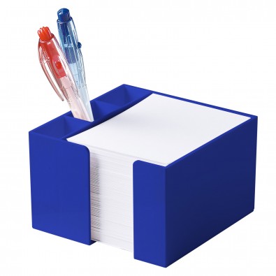 Zettelbox Stifteköcher, standard-blau PP Zettelbox Stifteköcher, standard-blau PP