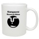 Keramikbecher Carina, Weiß Keramikbecher Carina, Weiß