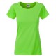 Original James Nicholson Damen Basic T-Shirt aus Bio-Baumwolle, Lime-Green, XS Original James Nicholson Damen Basic T-Shirt aus Bio-Baumwolle, Lime-Green, XS