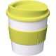 Americano® Primo 250 ml Becher mit Schutzring, weiss,limone Americano® Primo 250 ml Becher mit Schutzring, weiss,limone