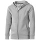 Arora Kapuzensweatjacke für Kinder, grau meliert, 104 Arora Kapuzensweatjacke für Kinder, grau meliert, 104