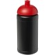 Baseline® Plus 500 ml Sportflasche mit Stülpdeckel, schwarz,rot Baseline® Plus 500 ml Sportflasche mit Stülpdeckel, schwarz,rot