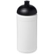 Baseline® Plus 500 ml Sportflasche mit Stülpdeckel, weiss,schwarz Baseline® Plus 500 ml Sportflasche mit Stülpdeckel, weiss,schwarz