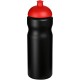 Baseline® Plus 650 ml Sportflasche mit Kuppeldeckel, schwarz,rot Baseline® Plus 650 ml Sportflasche mit Kuppeldeckel, schwarz,rot