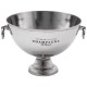 Champagner Kühler aus massiven Metall, grau Champagner Kühler aus massiven Metall, grau