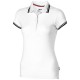 Deuce Poloshirt mit weißem Rand für Damen, weiss, XL Deuce Poloshirt mit weißem Rand für Damen, weiss, XL