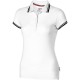 Deuce Poloshirt mit weißem Rand für Damen, weiss, XL Deuce Poloshirt mit weißem Rand für Damen, weiss, XL