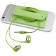 Ohrhörer mit Kabel und Silikon Telefontasche, limone Ohrhörer mit Kabel und Silikon Telefontasche, limone