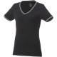 Elbert Piqué T-Shirt für Damen, schwarz,grau meliert,weiss, L Elbert Piqué T-Shirt für Damen, schwarz,grau meliert,weiss, L