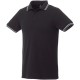 ELEVATE Herren Poloshirt Fairfield mit weißem Rand, schwarz,grau meliert,weiss, S ELEVATE Herren Poloshirt Fairfield mit weißem Rand, schwarz,grau meliert,weiss, S