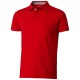 Hacker Poloshirt für Herren, rot,grau, S Hacker Poloshirt für Herren, rot,grau, S