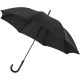 Kaia 23" windfester farbiger Automatikschirm, schwarz Kaia 23" windfester farbiger Automatikschirm, schwarz