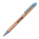 Kork-Kugelschreiber Montado, blau Kork-Kugelschreiber Montado, blau