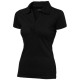 Let Jersey Poloshirt für Damen, schwarz, S Let Jersey Poloshirt für Damen, schwarz, S