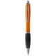 Nash Kugelschreiber farbig mit schwarzem Griff, orange,schwarz Nash Kugelschreiber farbig mit schwarzem Griff, orange,schwarz