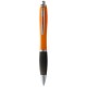 Nash Kugelschreiber farbig mit schwarzem Griff, orange,schwarz Nash Kugelschreiber farbig mit schwarzem Griff, orange,schwarz