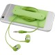 Ohrhörer mit Kabel und Silikon Telefontasche, limone Ohrhörer mit Kabel und Silikon Telefontasche, limone