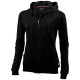 Open Kapuzensweatjacke für Damen, schwarz, S Open Kapuzensweatjacke für Damen, schwarz, S