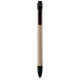 Planet Stylus Kugelschreiber, natur,schwarz Planet Stylus Kugelschreiber, natur,schwarz