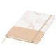 Two Tone DIN A5 Marmor Notizbuch, braun Two Tone DIN A5 Marmor Notizbuch, braun