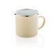 Vintage Emaille Becher, weiß Vintage Emaille Becher, weiß