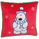 Weihnachtskissen mit verschiedenen Motiven, Eisbär Weihnachtskissen mit verschiedenen Motiven, Eisbär
