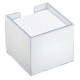 Zettelbox mit Rundumdruck, quadratisch Zettelbox mit Rundumdruck, quadratisch