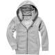 Arora Kapuzensweatjacke für Kinder, grau meliert, 104 Arora Kapuzensweatjacke für Kinder, grau meliert, 104