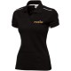 Backhand Damen Poloshirt, schwarz, XL Backhand Damen Poloshirt, schwarz, XL