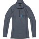 Bowlen Damen Langarm Fleeceshirt mit 1/4 Reißverschluss, Storm Grey, XS Bowlen Damen Langarm Fleeceshirt mit 1/4 Reißverschluss, Storm Grey, XS