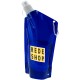 Cabo 600 ml Wasserbeutel mit Karabiner, transparent blau Cabo 600 ml Wasserbeutel mit Karabiner, transparent blau