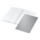 Copy-Book White A4 Bestseller, matt-silber, Siebdruck-Digital Copy-Book White A4 Bestseller, matt-silber, Siebdruck-Digital