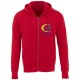 Cypress Kapuzenpulli mit durchgehendem Reißverschluss, rot, XXXL Cypress Kapuzenpulli mit durchgehendem Reißverschluss, rot, XXXL