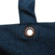 Denim-Baumwolltasche mit Boden/Seitenfalte, denim blau Denim-Baumwolltasche mit Boden/Seitenfalte, denim blau