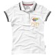 Deuce Poloshirt mit weißem Rand für Damen, weiss, XL Deuce Poloshirt mit weißem Rand für Damen, weiss, XL