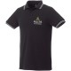 ELEVATE Herren Poloshirt Fairfield mit weißem Rand, schwarz,grau meliert,weiss, S ELEVATE Herren Poloshirt Fairfield mit weißem Rand, schwarz,grau meliert,weiss, S