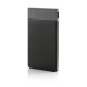 Flache Powerbank 4.600 mAh, schwarz,grau Flache Powerbank 4.600 mAh, schwarz,grau