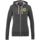 Groundie Damen Kapuzensweatjacke, Heather Smoke, XS Groundie Damen Kapuzensweatjacke, Heather Smoke, XS