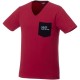 Gully T-Shirt mit Tasche für Herren, dunkelrot,navy, XL Gully T-Shirt mit Tasche für Herren, dunkelrot,navy, XL
