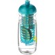 H2O Pulse® 600 ml Sportflasche mit Stülpdeckel und Infusor, transparent,aquablau H2O Pulse® 600 ml Sportflasche mit Stülpdeckel und Infusor, transparent,aquablau