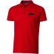 Hacker Poloshirt für Herren, rot,navy, S Hacker Poloshirt für Herren, rot,navy, S