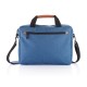 Modische Duo Tone Laptoptasche PVC frei, blau Modische Duo Tone Laptoptasche PVC frei, blau