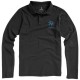 Oakville langärmliges Poloshirt für Herren, anthrazit, S Oakville langärmliges Poloshirt für Herren, anthrazit, S