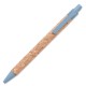 Kork-Kugelschreiber Montado, blau Kork-Kugelschreiber Montado, blau