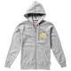 Open Kapuzensweatjacke für Damen, grau meliert, S Open Kapuzensweatjacke für Damen, grau meliert, S