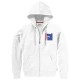 Open Kapuzensweatjacke für Damen, weiss, S Open Kapuzensweatjacke für Damen, weiss, S