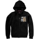 Open Kapuzensweatjacke für Damen, schwarz, S Open Kapuzensweatjacke für Damen, schwarz, S