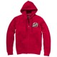 Open Kapuzensweatjacke für Herren, rot, L Open Kapuzensweatjacke für Herren, rot, L