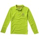 Point langärmliges Poloshirt für Herren, apfelgrün, S Point langärmliges Poloshirt für Herren, apfelgrün, S